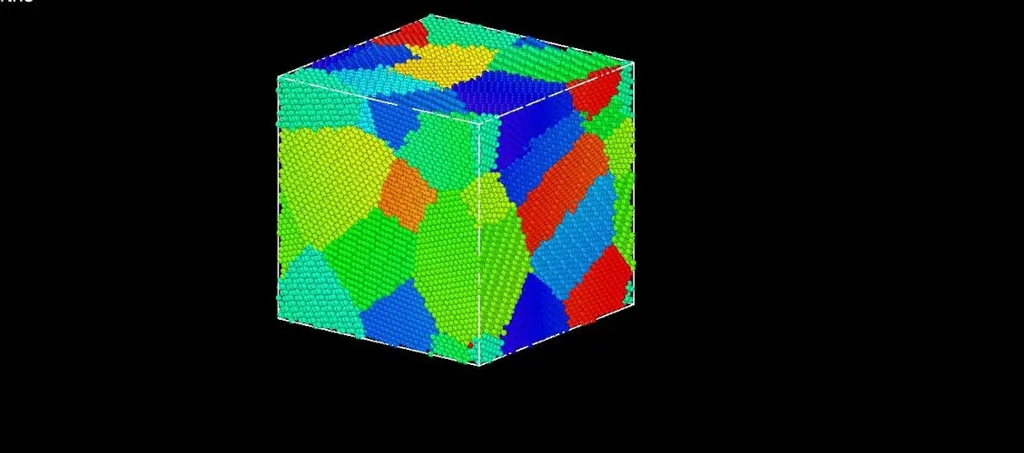ovito+python+PTM 相分数统计